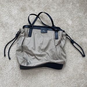 Burberry canvas tote(?)
